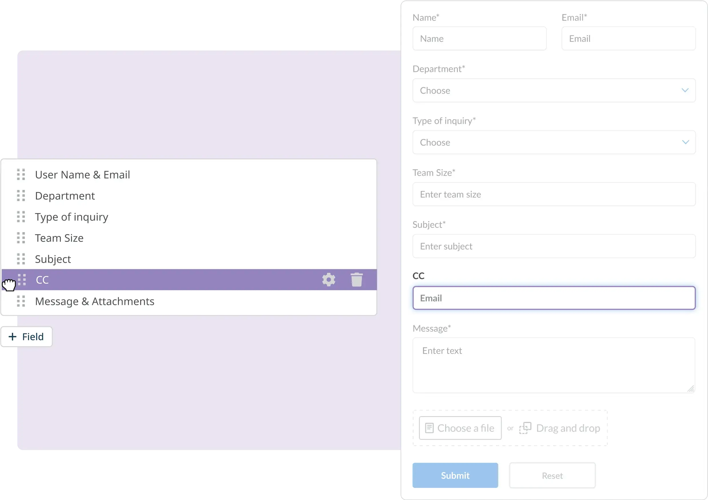 Your help desk, your forms, your rules